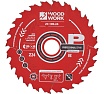 Диск пильный 190x30x1.8/1.1 мм, A=18° ATB + 8 SHEAR, Z=24 WOODWORK 27.190.24