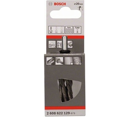 Щетка кистевидная (19 мм; 6 мм) INOX Bosch 2608622129