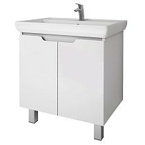 Мебель для ванной Dreja Q Plus 70 см с дверцами, белый
