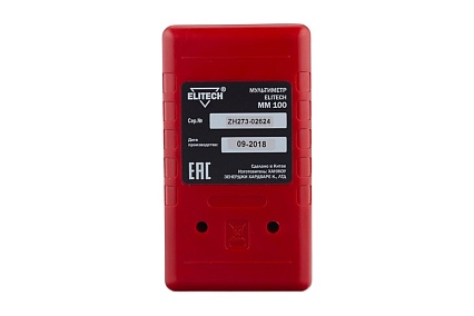Мультиметр Elitech ММ 100 182085