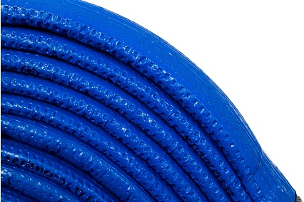 Теплоизоляция для труб K-FLEX PE COMPACT в синей оболочке 18/6 бухта 10м R060182103PECB