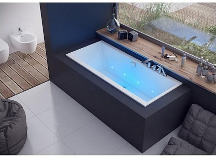 Акриловая ванна Excellent Pryzmat Slim WAEX.PRY18WHS 180x80