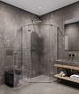 Душевой уголок Timo TTSSP-90/13C-8 90x90 прозрачный, никель