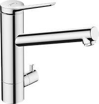 Смеситель для кухни Hansgrohe Zesis M33 1jet 74808000 с запорным вентилем