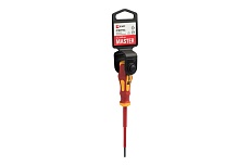 Отвертка EKF Master SL2.5x80 мм 1000В sl-2.5-80-mas-in