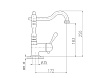 Смеситель для кухни Rav Slezak Labe L508.5/8SM