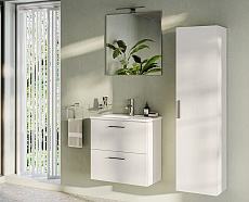 Мебель для ванной Vitra Mia 60 см с ящиками, белый глянцевый 75021