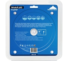 Пильный диск по дереву 185x22,23-20 мм, 36Т Vertextools 185-36-22