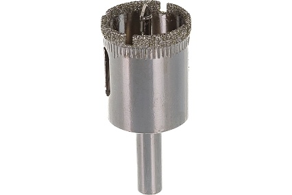 Коронка с центрирующим сверлом по стеклу и керамике (25х55 мм) Vertextools 336-25-55