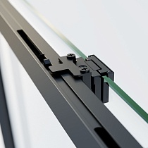 Душевой уголок Vincea Soft 2 VSR-3SO28010CLB 100x80 черный, прозрачное