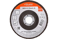 Круг зачистной лепестковый Sturm 9010-01-125x22-25