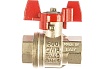 Шаровой кран RUB 1/2" DN15 PN40, ВР-ВР, серия MILANO (S.90), бабочка S90D16