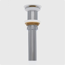 Донный клапан AQUAme AQM7002-0W без перелива, белый