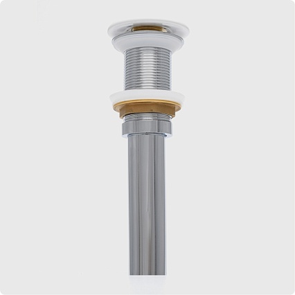Донный клапан AQUAme AQM7002-0W без перелива, белый