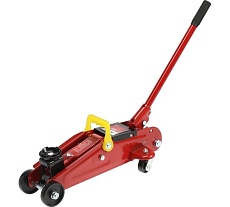 Гидравлический подкатной домкрат ЛОМ подъем/подхват: 320/130 мм, 2 т 9422646