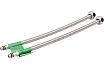 Подводка для смесителя из нержавеющей гофрированной трубы Lavita HF-C300L 1/2хМ10 гайка-штуцер