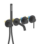 Смеситель для ванны Aquatek Европа AQ1344MB черный матовый