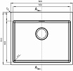 Кухонная мойка Florentina Логика-HM 60 см, врезная, сталь