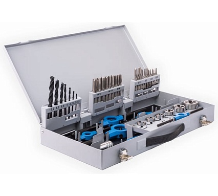 Набор ручных метчиков и плашек GSR M3-M12 DIN 352/223 HSSG 45 предметов 00708080