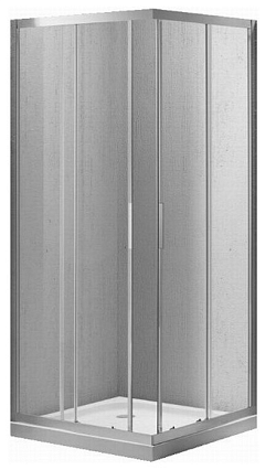 Душевой уголок BelBagno Sela SELA-A-2-95-Ch-Cr 95x95 текстурированный