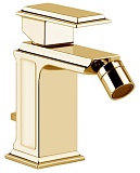 Смеситель для биде Gessi Eleganza 46007#087 с донным клапаном, шлифованное золото