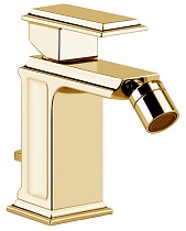 Смеситель для биде Gessi Eleganza 46007#087 с донным клапаном, шлифованное золото
