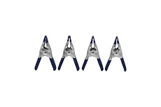 Набор металлических зажимов с пружиной KROFT 4 шт 203045-1