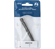 Сверло для стекла и керамики (7х80 мм; хвостовик HEX1/4&quot;) WPW HMZ0704