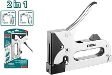 Степлер мебельный, тип скобы 53 и 140, 6-14 мм Total THT31142
