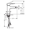 Смеситель для биде Hansgrohe Metropol 32520000