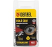 Коронка по металлу HSS, 60 мм, нитридтитановое покрытие Denzel 724119