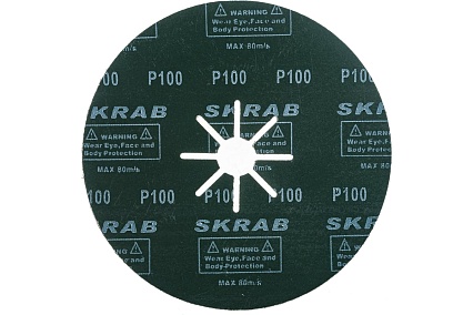 Диск фибровый (25 шт; 180 мм; P100) Skrab 35794