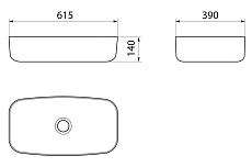 Раковина Point Веста PN43702WB 62 см белый