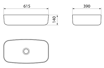 Раковина Point Веста PN43702WB 62 см белый