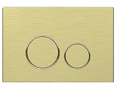 Кнопка смыва Vincea VFP-005BG брашированное золото