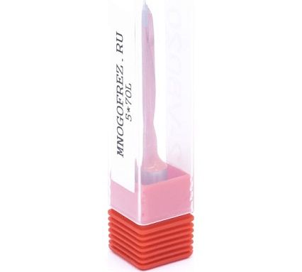 Сверло присадочное монолитное сквозное ZY-V110201L (5х70 мм; хв-к 10 мм; левое вращение) МНОГОФРЕЗ 6577