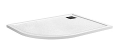 Поддон для душа BelBagno TRAY-MR-UNO-RH-120/80-550-35-W-R-NO 120x80 четверть круга, правый, накладка черный