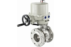 Шаровой кран DN.ru КШФП Ду40 ру40 электропривод ГЗ-ОФ-70/5,5М 380В D160-07606