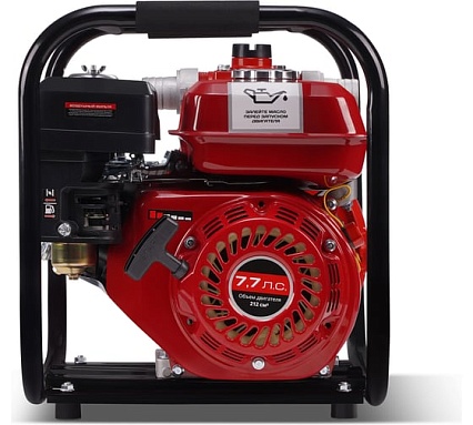 Мотопомпа Ставр бензиновая, D=50мм, Stavr SMP 50HP, высоконапорная, 4т ДВС 212см³, 5700Вт (7,7л.с), 600л/мин, глубина 8м, напор 62 м, 9070600096
