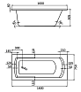 Фронтальная панель Santek Монако XL 160x75