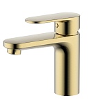 Смеситель для раковины Aquatek Ника AQ1810BG шлифованное золото