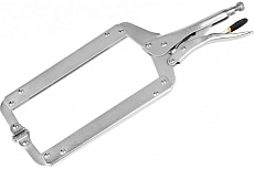 Зажим с фиксатором TOLSEN 440 мм, С-образный, с подвижными губками 10058