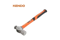 Молоток с круглым бойком KENDO с фибергласовой рукояткой, 680 г 25140
