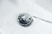 Донный клапан Aquatek AQ6002CR с переливом, Push-open, хром