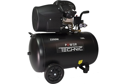 Компрессор Power Technic коаксиальный, масляный, 220В, 2200Вт ACD400/100