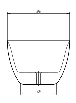 Акриловая ванна Vincea VBT-101 160x85