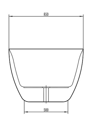 Акриловая ванна Vincea VBT-101 160x85