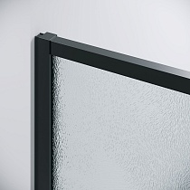 Душевая дверь Grossman Galaxy 120x195 шиншилла, черный матовый 100.K33.01.120.21.02
