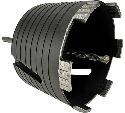 Коронка алмазная по бетону 110 мм SDS+ Black Version Diamond Industrial DIDCC110BL