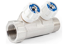 Коллектор с регулировочными вентилями PROFACTOR в/н 3/4&quot; х 2 вых 1/2&quot;нар PF MV 268.2